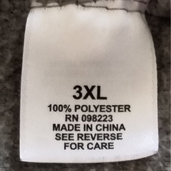 BCG Size 3XL Top 1/4 Zip Up Pullover Womens Long Sleeve Gray Relaxed Fit Cozy - Picture 7 of 8